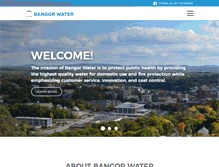 Tablet Screenshot of bangorwater.org